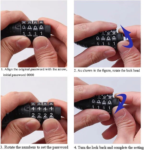 Helokeep eBike 5-Dial Lock